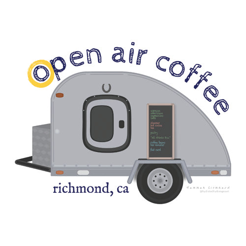 Open Air Coffee Cart Richmond CA