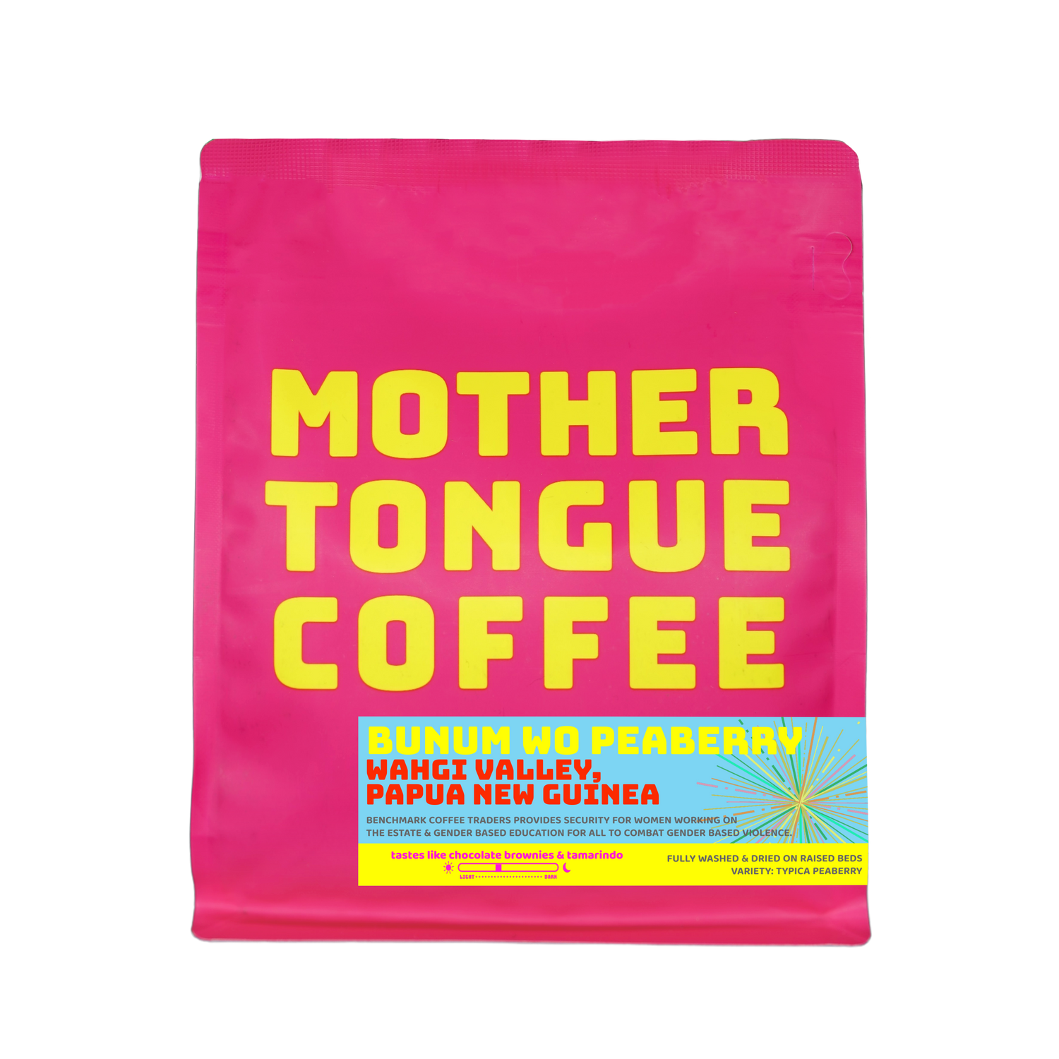 BUNUM WO ESTATE PEABERRY - Wahgi Valley, Papua New Guinea - A Medium Roast (washed process) - Mother Tongue Coffee