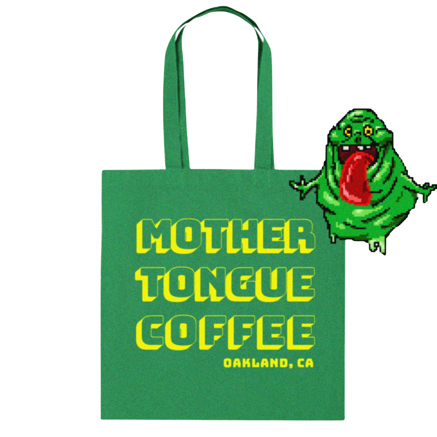 Green Mother Tongue Canvas Tote Bag